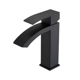 Single Handle Waterfall Bathroom Vanity Sink Faucet (Option: Default Title)
